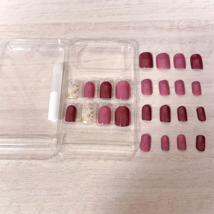 ネイルチップ ショート シンプル つけ爪 ネイルアート アートチップ | shoppinggo | 詳細画像4 