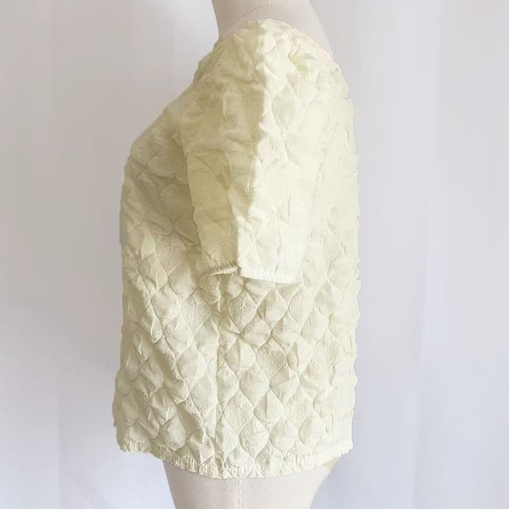 夏新作パフスリーブ ブラウストップス 半袖 | shoppinggo | 詳細画像4 