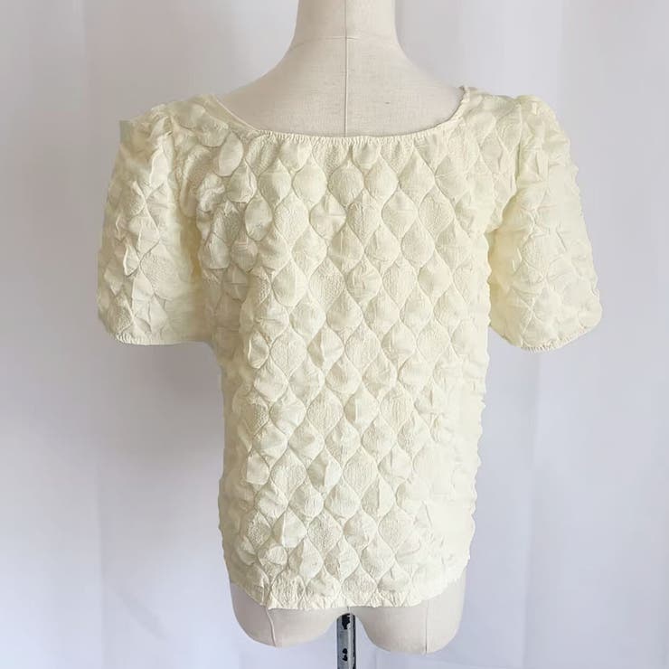 夏新作パフスリーブ ブラウストップス 半袖 | shoppinggo | 詳細画像5 