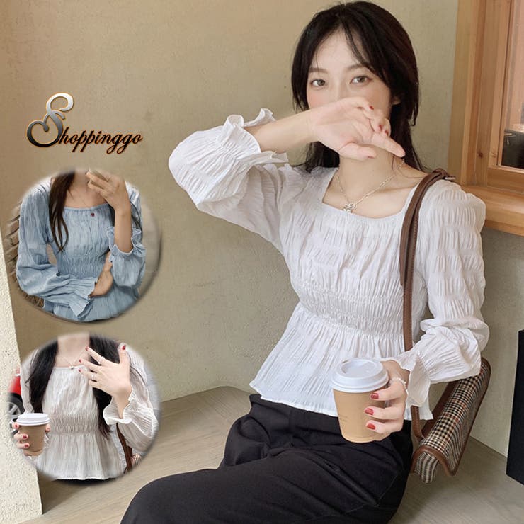 ブラウス 長袖 フリルブラウス | shoppinggo | 詳細画像1 