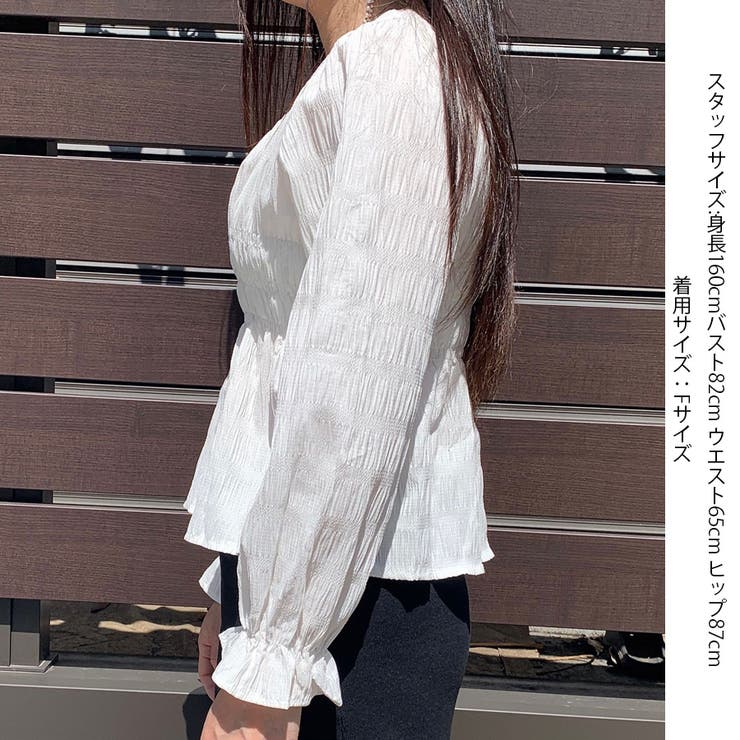 ブラウス 長袖 フリルブラウス | shoppinggo | 詳細画像4 