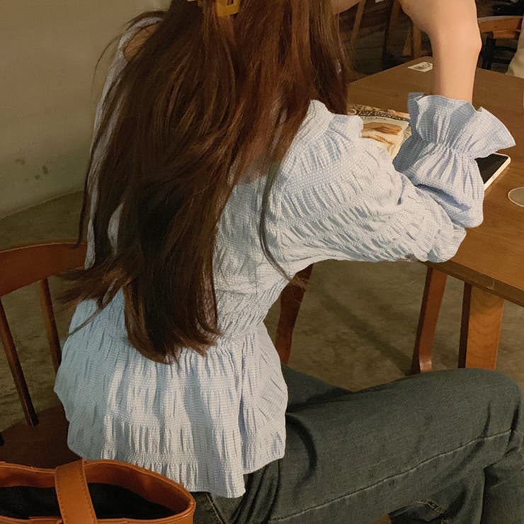 ブラウス 長袖 フリルブラウス | shoppinggo | 詳細画像12 