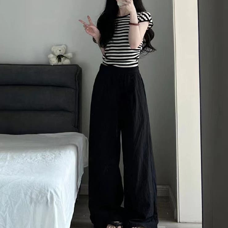 夏服 ワイドパンツ サマーパンツ | shoppinggo | 詳細画像19 