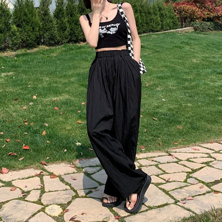 夏服 ワイドパンツ サマーパンツ | shoppinggo | 詳細画像21 