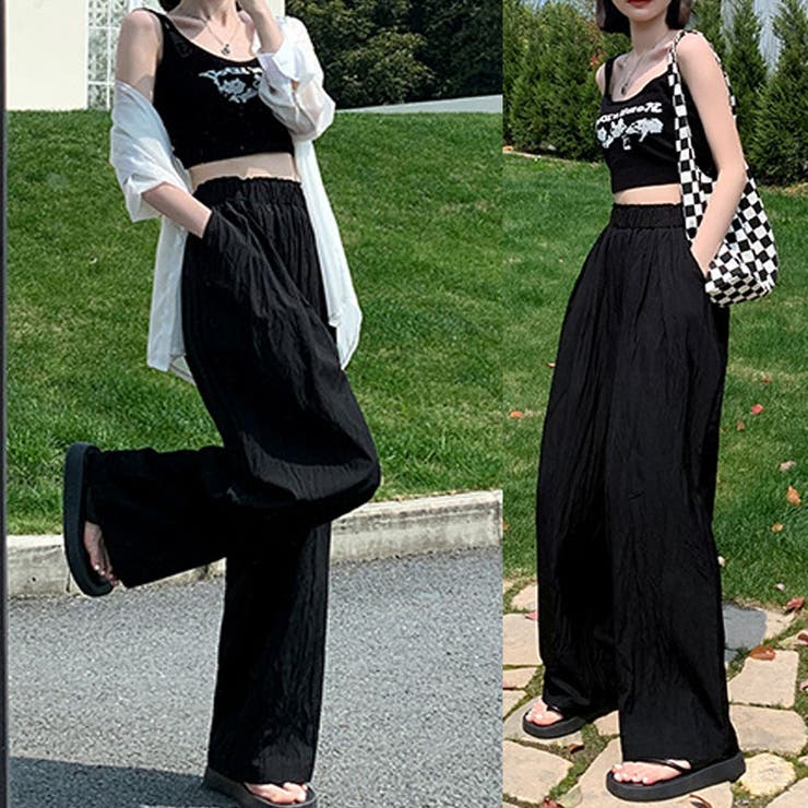 夏服 ワイドパンツ サマーパンツ | shoppinggo | 詳細画像22 