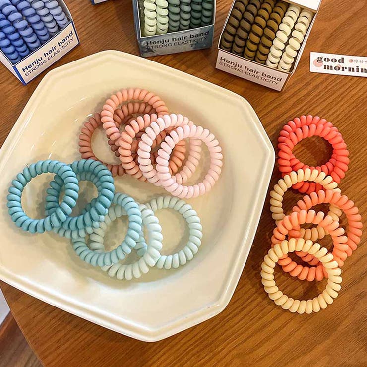 ヘアゴム6点セット スプリングヘアゴム ブレス | shoppinggo | 詳細画像8 