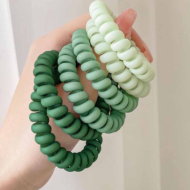 ヘアゴム6点セット スプリングヘアゴム ブレス | shoppinggo | 詳細画像15 