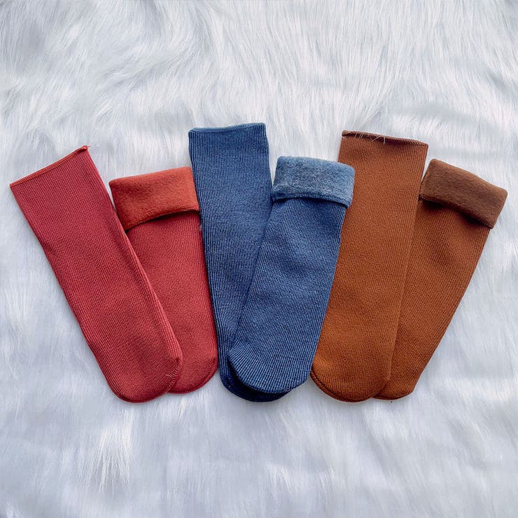 冷えとり靴下 3足セット 厚手裏起毛 | shoppinggo | 詳細画像12 