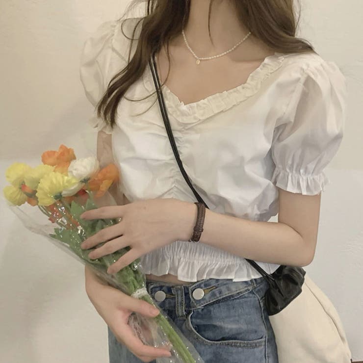 夏服 新作 フリルブラウス | shoppinggo | 詳細画像43 