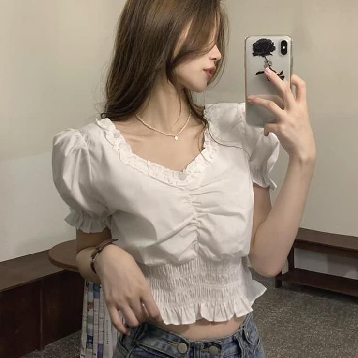 夏服 新作 フリルブラウス | shoppinggo | 詳細画像44 