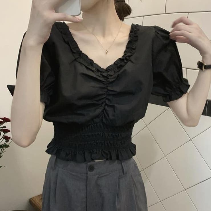 夏服 新作 フリルブラウス | shoppinggo | 詳細画像49 