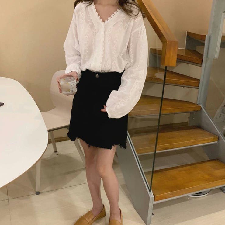 レディース花柄 刺繍ブラウス 春 | shoppinggo | 詳細画像5 