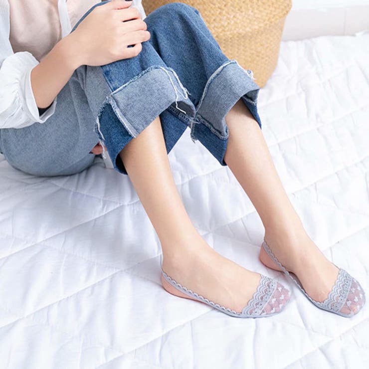 つま先カバーソックス レース靴下 くつ下 | shoppinggo | 詳細画像6 