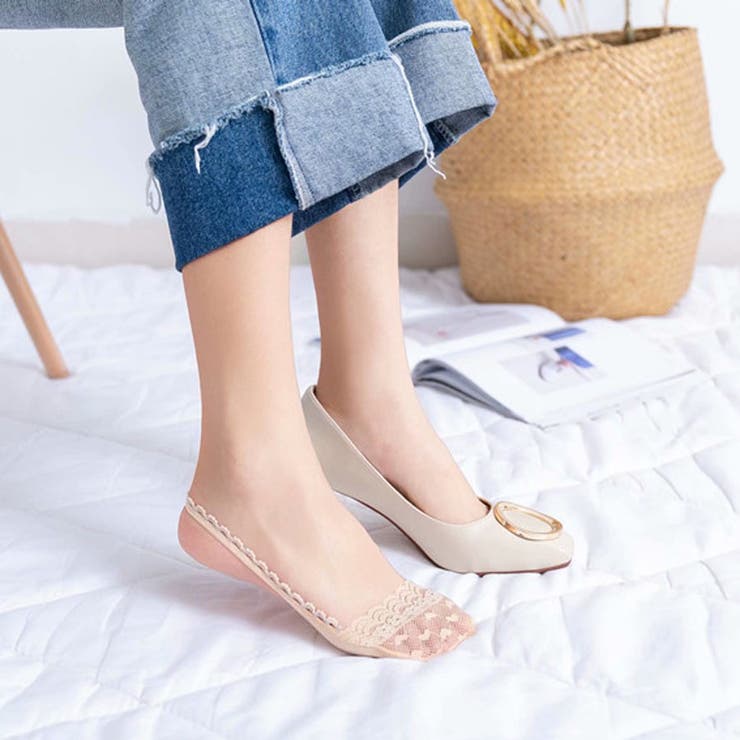 つま先カバーソックス レース靴下 くつ下 | shoppinggo | 詳細画像7 
