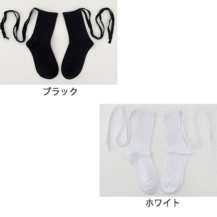 ソックス 靴下 レディース 無地 ソックス おしゃれ かわいい ソックス黒 白 | shoppinggo | 詳細画像2 