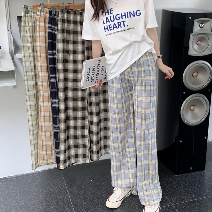 チェック柄パンツ ワイドパンツ レディース | shoppinggo | 詳細画像12 