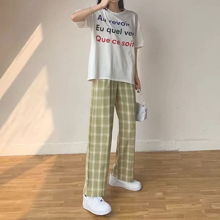 チェック柄パンツ ワイドパンツ レディース | shoppinggo | 詳細画像19 