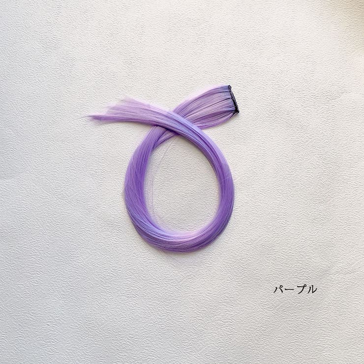 パープル | カラーエクステ 12色 ウイッグ | shoppinggo