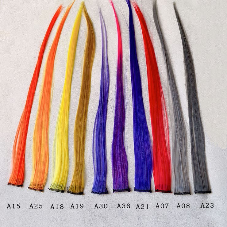 カラーエクステ 36色 ウイッグ | shoppinggo | 詳細画像2 