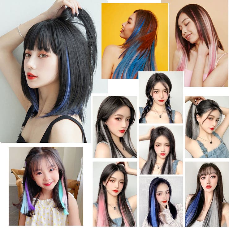 カラーエクステ 36色 ウイッグ | shoppinggo | 詳細画像10 