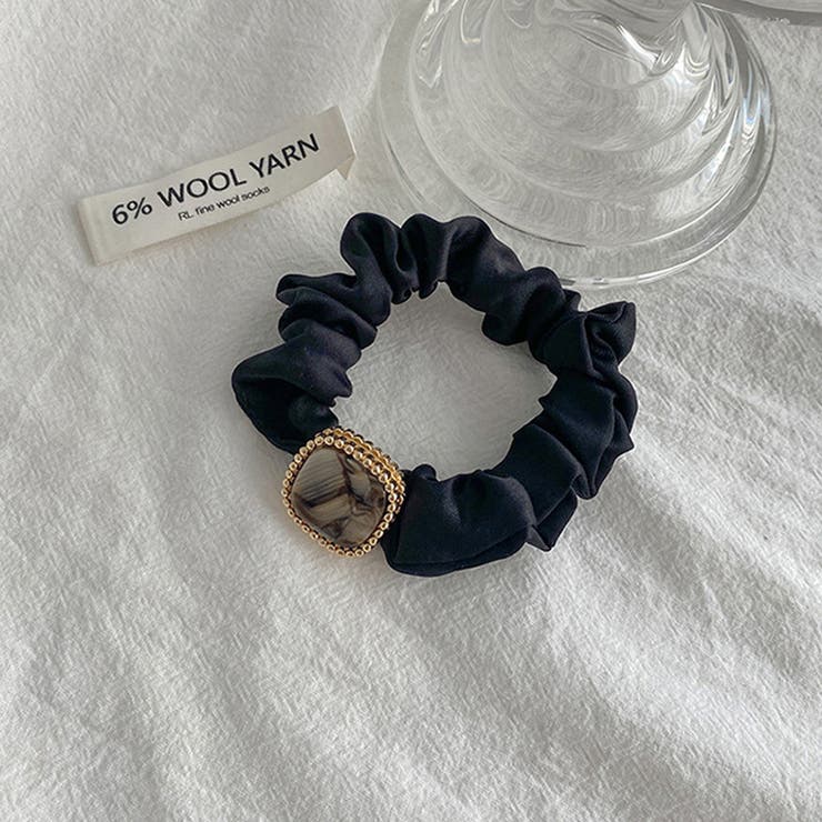 ブラウン | シュシュ ヘアゴム ヘアアレンジ | shoppinggo