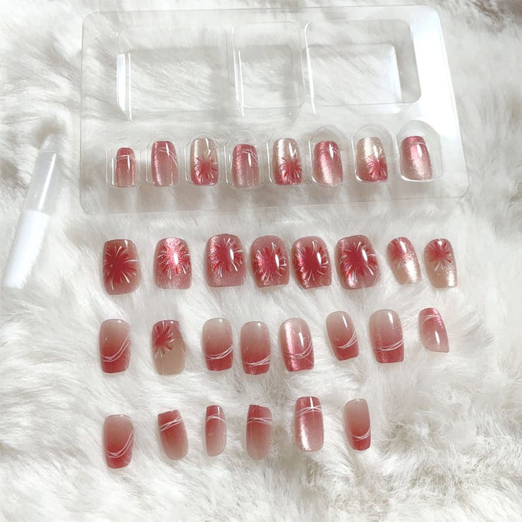 ネイルチップ ショート 花火 | shoppinggo | 詳細画像4 