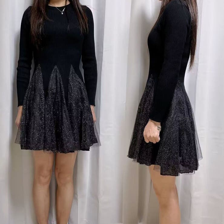 ニットワンピース キラキラ 暖かい | shoppinggo | 詳細画像10 