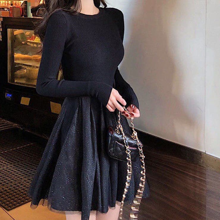 ニットワンピース キラキラ 暖かい | shoppinggo | 詳細画像16 