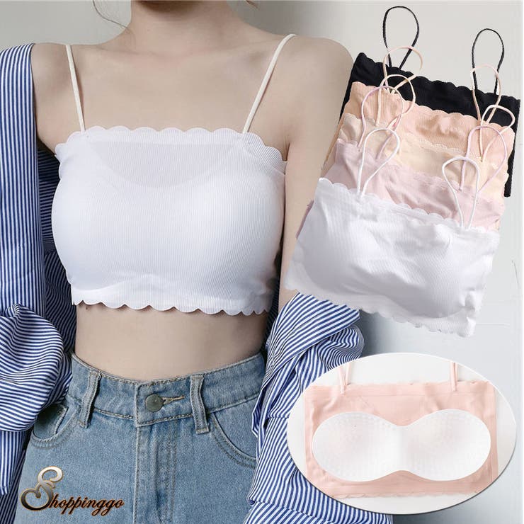 キャミソール カップ付 キャミタンクトップ | shoppinggo | 詳細画像1 