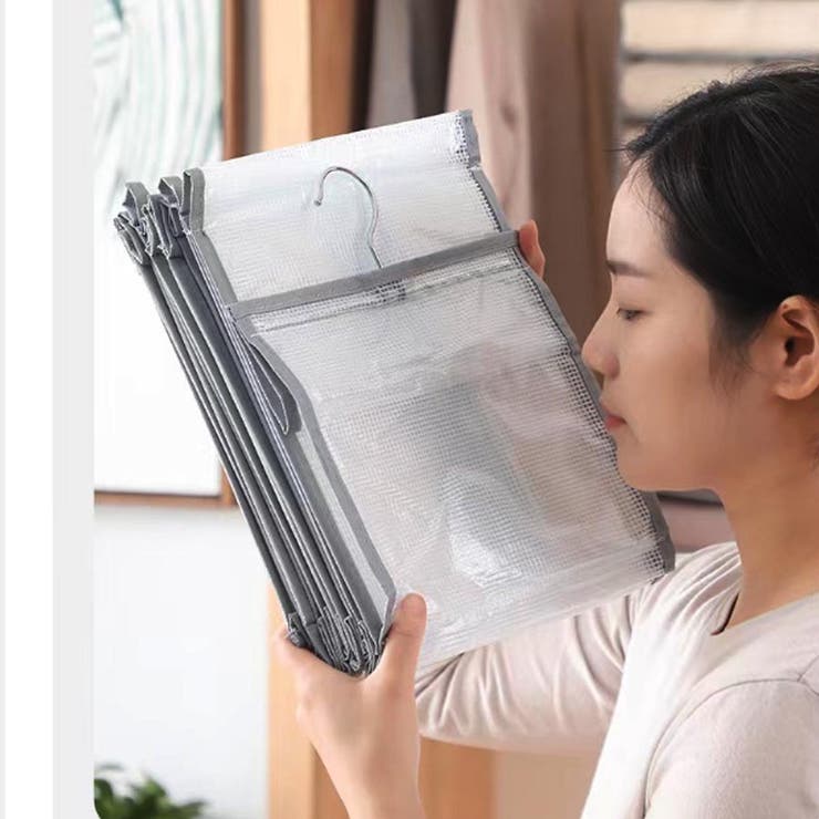 吊り下げ収納 9段 吊り下げ式衣類収納袋 | shoppinggo | 詳細画像6 