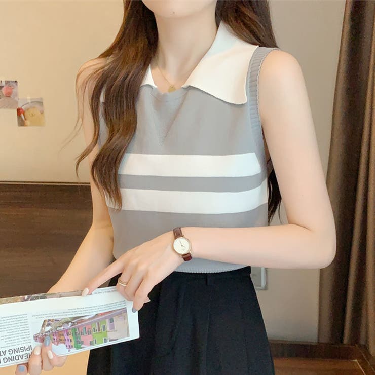 タンクトップ ニットキャミソール レディース | shoppinggo | 詳細画像8 