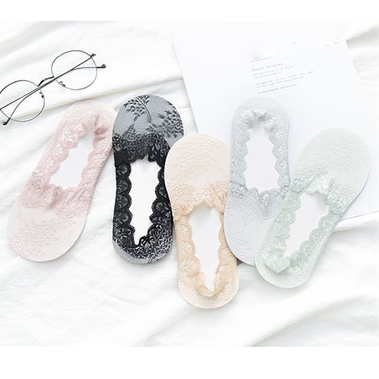 靴下 レースフットカバー ２足セット レディース ソックス 可愛い | shoppinggo | 詳細画像4 