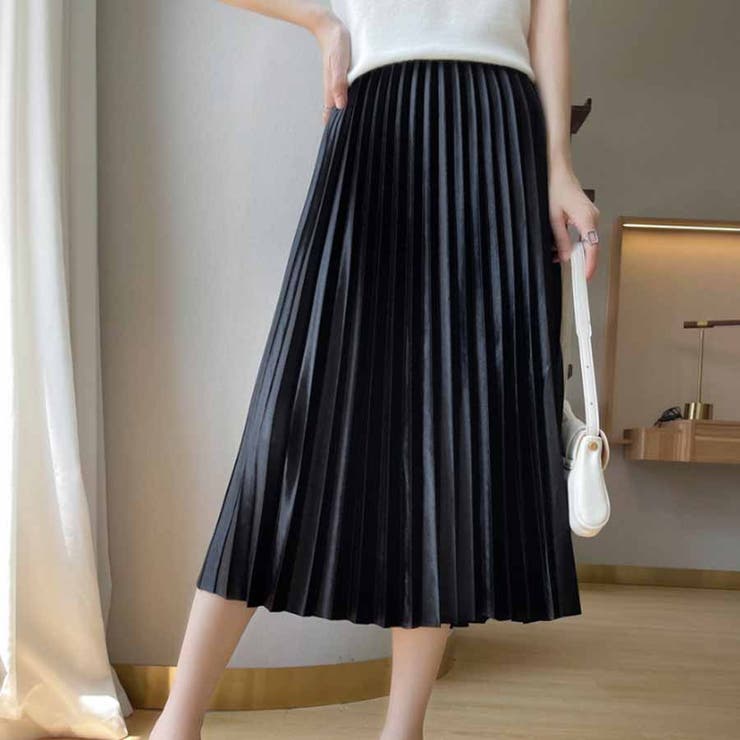 スカート ロング プリーツスカート | shoppinggo | 詳細画像1 