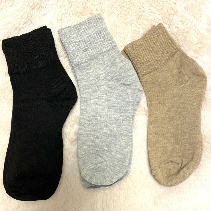 靴下3足セット レディース 無地 | shoppinggo | 詳細画像8 