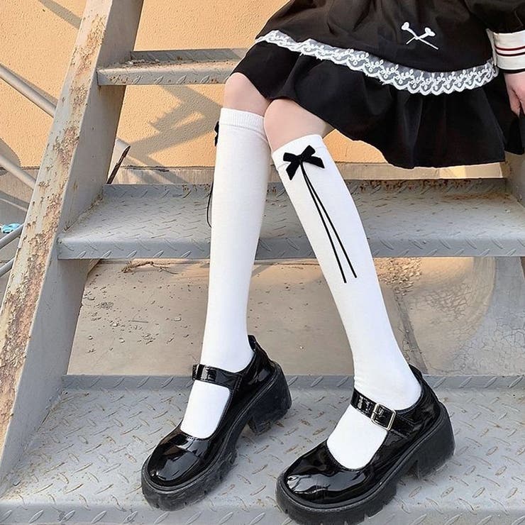 ハイソックス リボン付き 靴下 | shoppinggo | 詳細画像8 