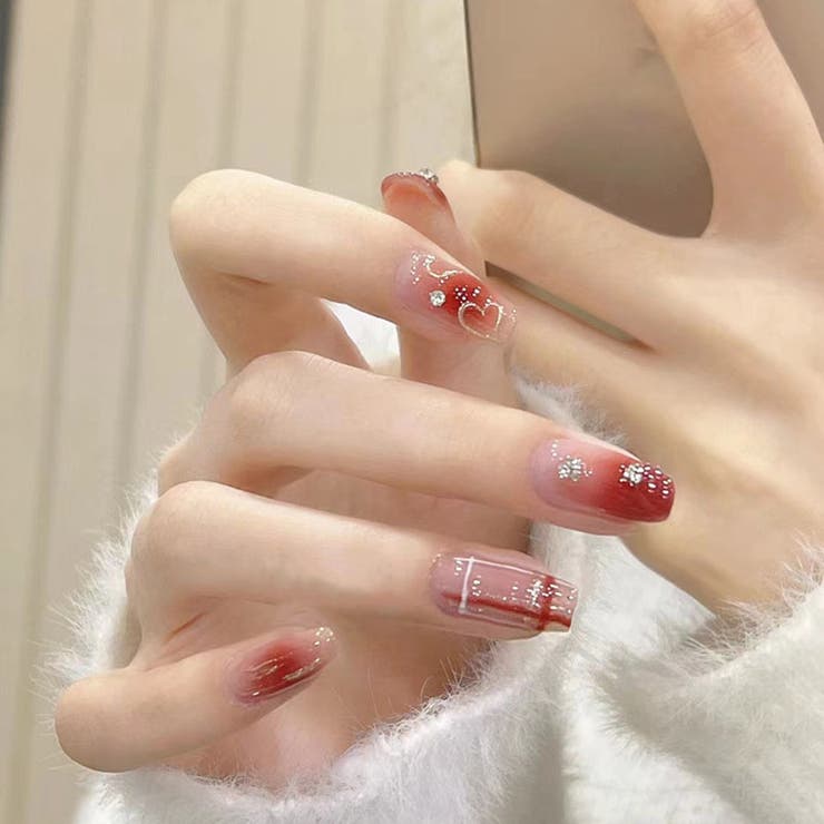 B589 | ネイルチップ ショート シンプル | shoppinggo