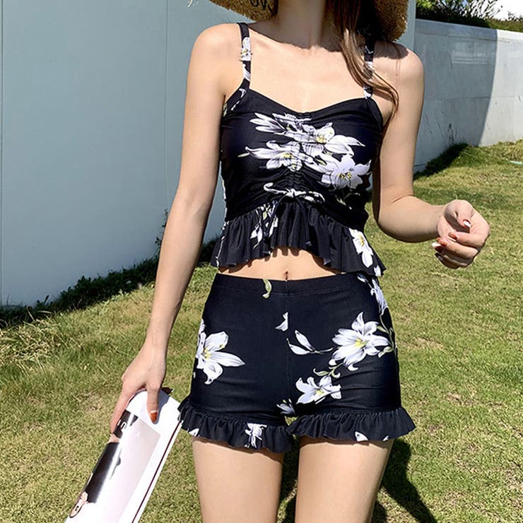 水着 花柄 上下3点セット | shoppinggo | 詳細画像5 