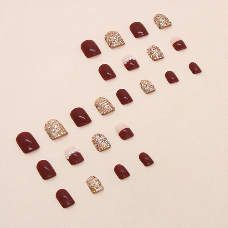 ネイルチップ ショート キラキラ | shoppinggo | 詳細画像3 