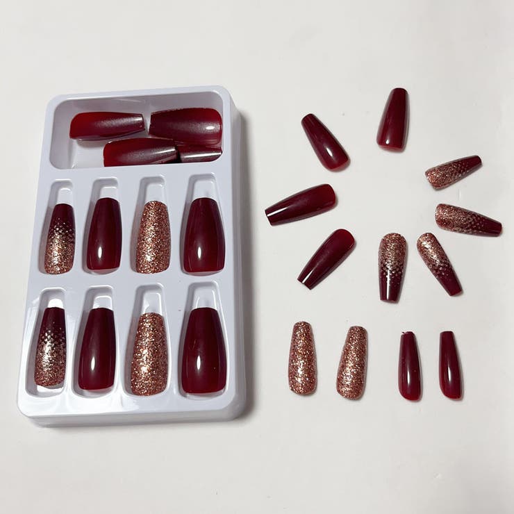 W441WR | ネイルチップ ショート シンプル | shoppinggo