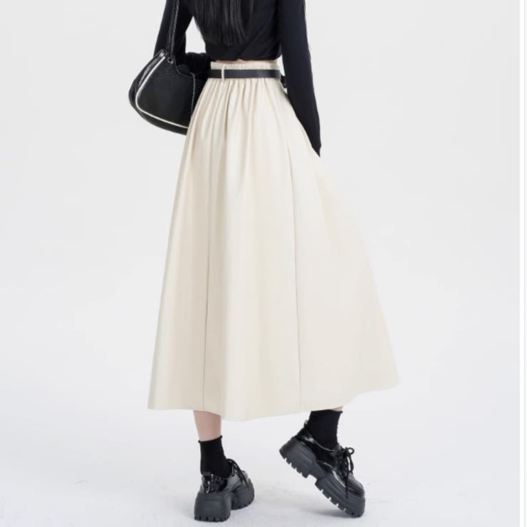 レザースカート レディース PUスカート | shoppinggo | 詳細画像9 