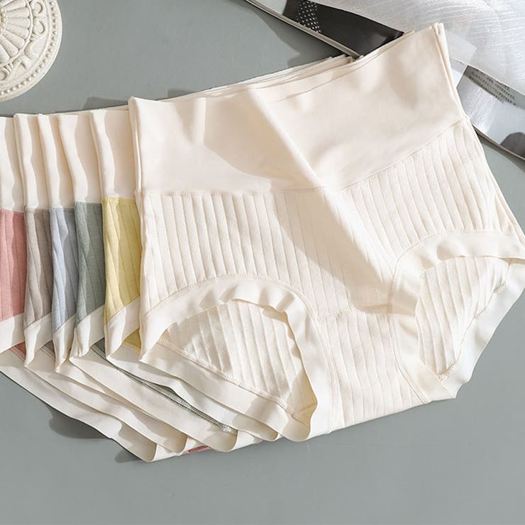 ショーツ シームレス ハイウエストレディース プレーンショーツ 下着 女性 | shoppinggo | 詳細画像3 