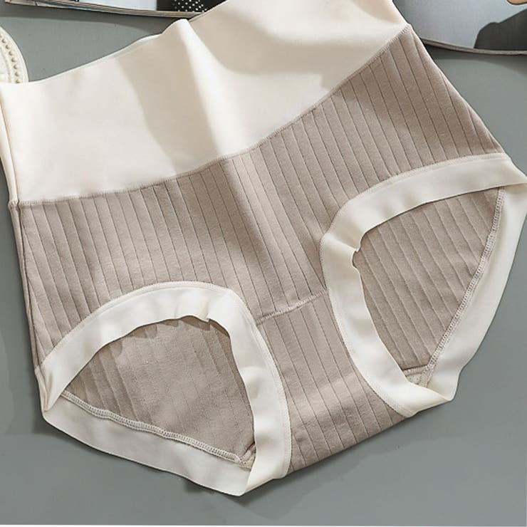 カーキ | ショーツ シームレス ハイウエストレディース プレーンショーツ 下着 女性 | shoppinggo