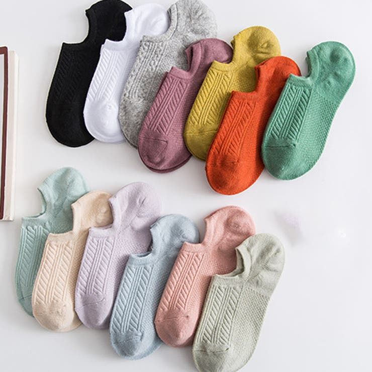 靴下フットカバーレディース スニーカー用 滑り止 | shoppinggo | 詳細画像3 