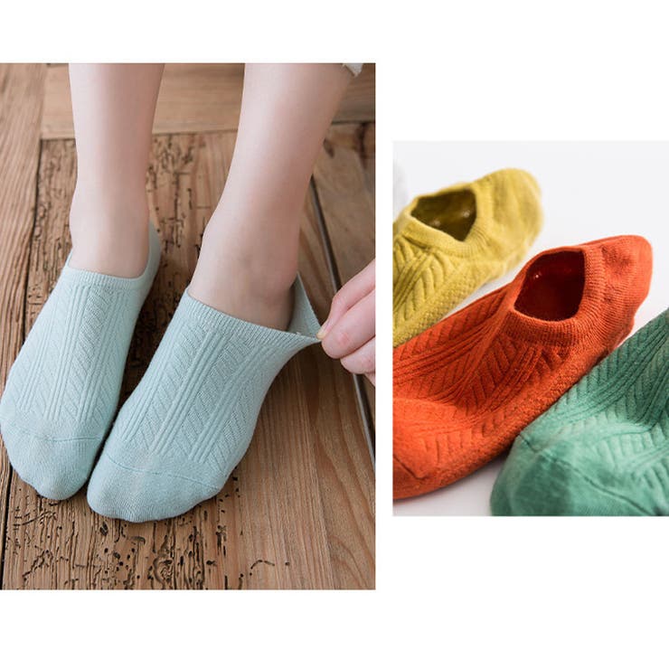 靴下フットカバーレディース スニーカー用 滑り止 | shoppinggo | 詳細画像9 