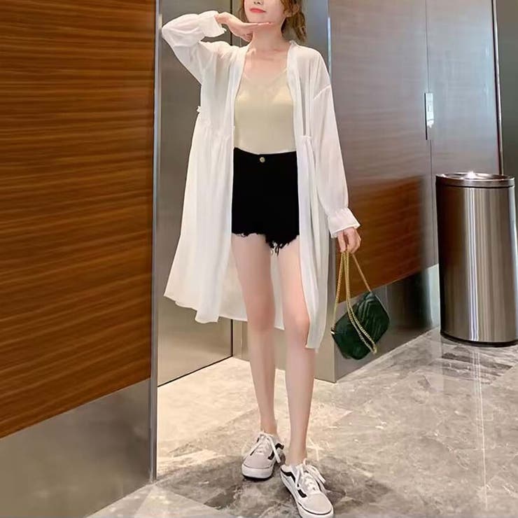 シアーカーディガン 透け感 UV対策 | shoppinggo | 詳細画像9 