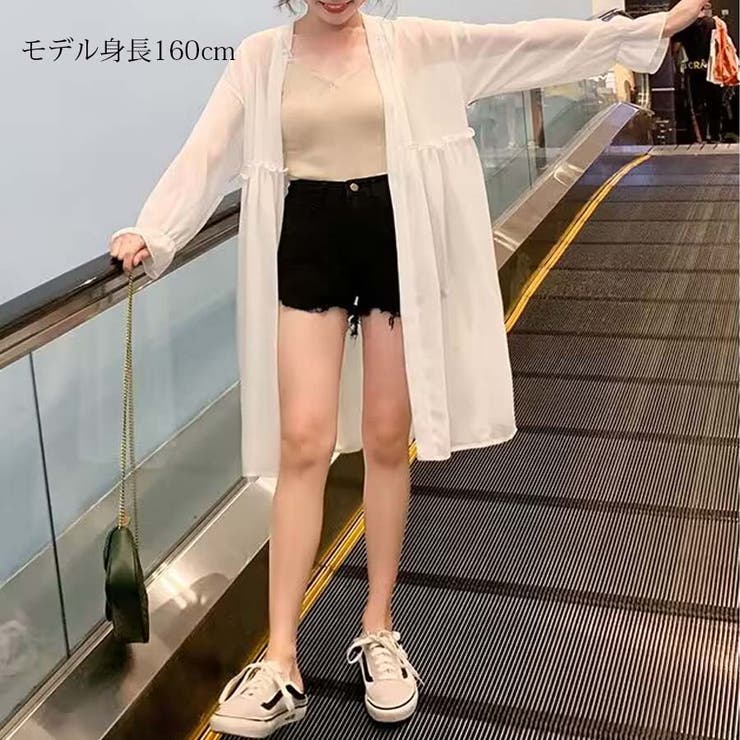 シアーカーディガン 透け感 UV対策 | shoppinggo | 詳細画像10 