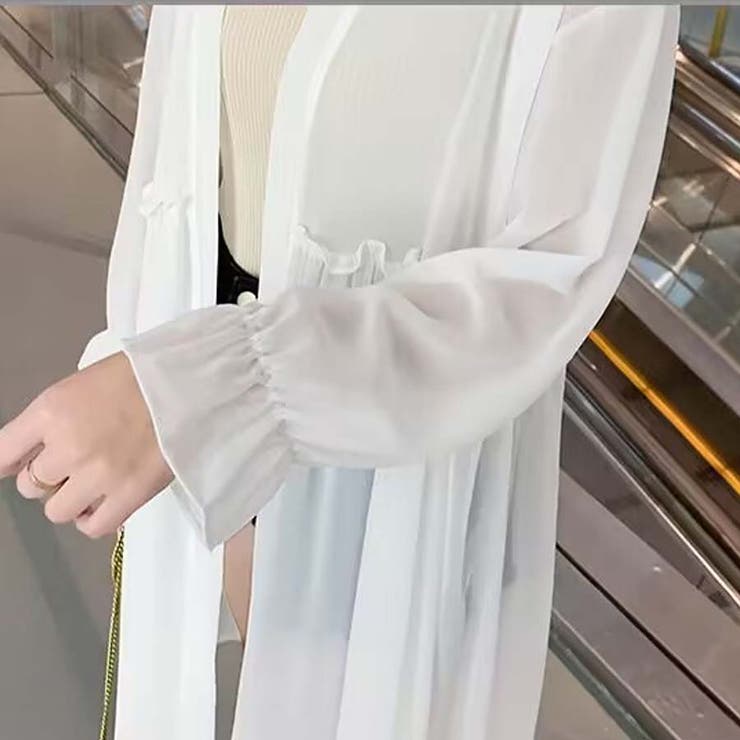 シアーカーディガン 透け感 UV対策 | shoppinggo | 詳細画像12 