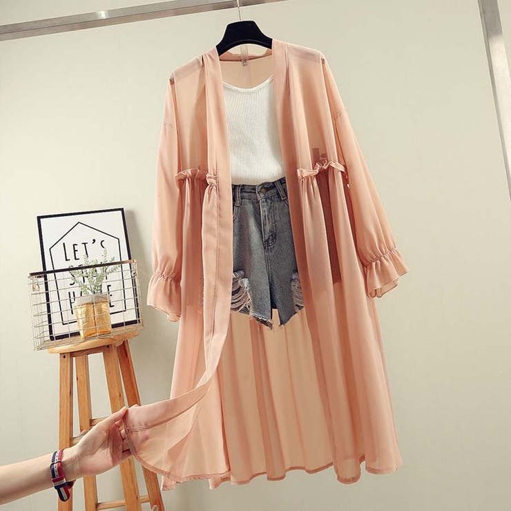 シアーカーディガン 透け感 UV対策 | shoppinggo | 詳細画像13 