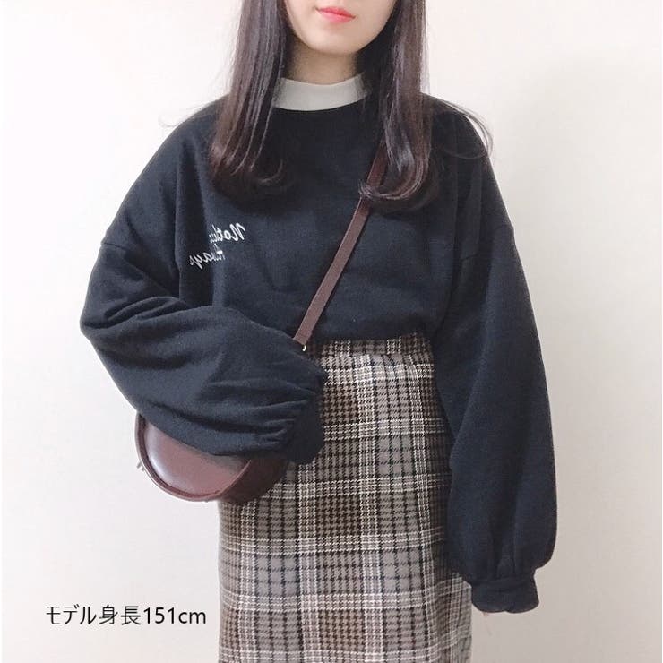 ロゴスウェット 刺繍入り韓国ロングTシャツ | shoppinggo | 詳細画像23 
