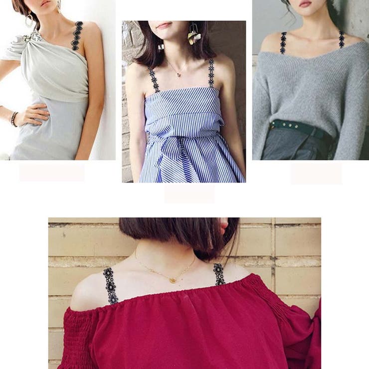 ブラストラップ 花柄 ブラジャーストラップ | shoppinggo | 詳細画像10 
